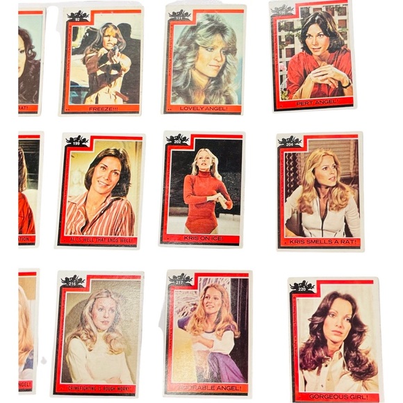 Vintage Charlie's Angels TOPPS Trading Cards - Series 2 & Series 4 (19 Cards) - Picture 3 of 6